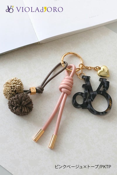 VIOLAd'ORO ヴィオラドーロ BIANCA ビアンカ バッグチャーム V-5079
