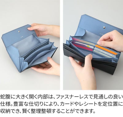 airlist エアリスト Stella ステラ 小銭入れ付き長財布 25033