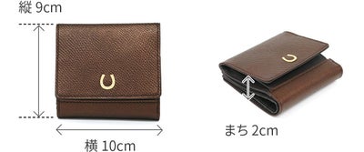 airlist エアリスト Cheval シュヴァル 小銭入れ付き二つ折り財布 24870