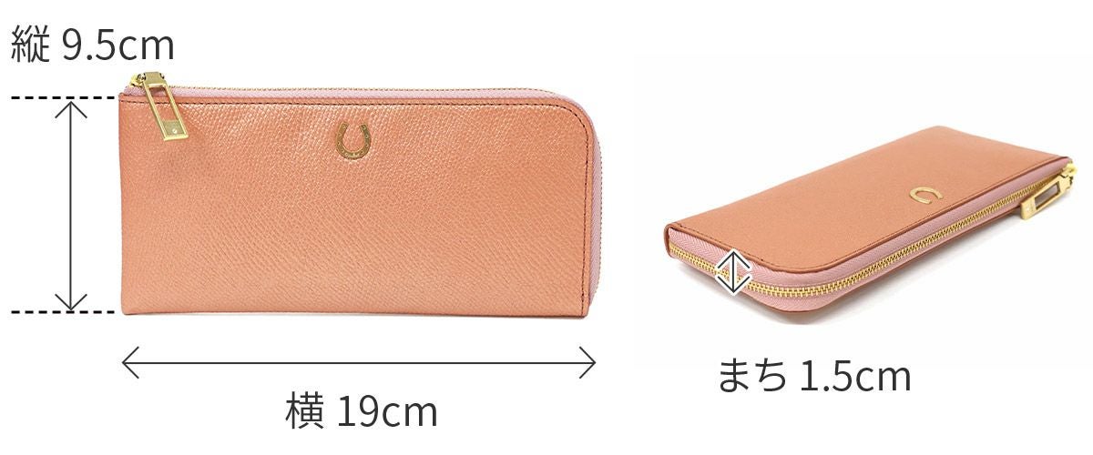 airlist エアリスト Cheval シュヴァル 小銭入れ付き長財布（L字ファスナー式） 24869