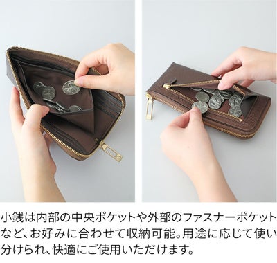 airlist エアリスト Cheval シュヴァル 小銭入れ付き長財布（L字ファスナー式） 24869