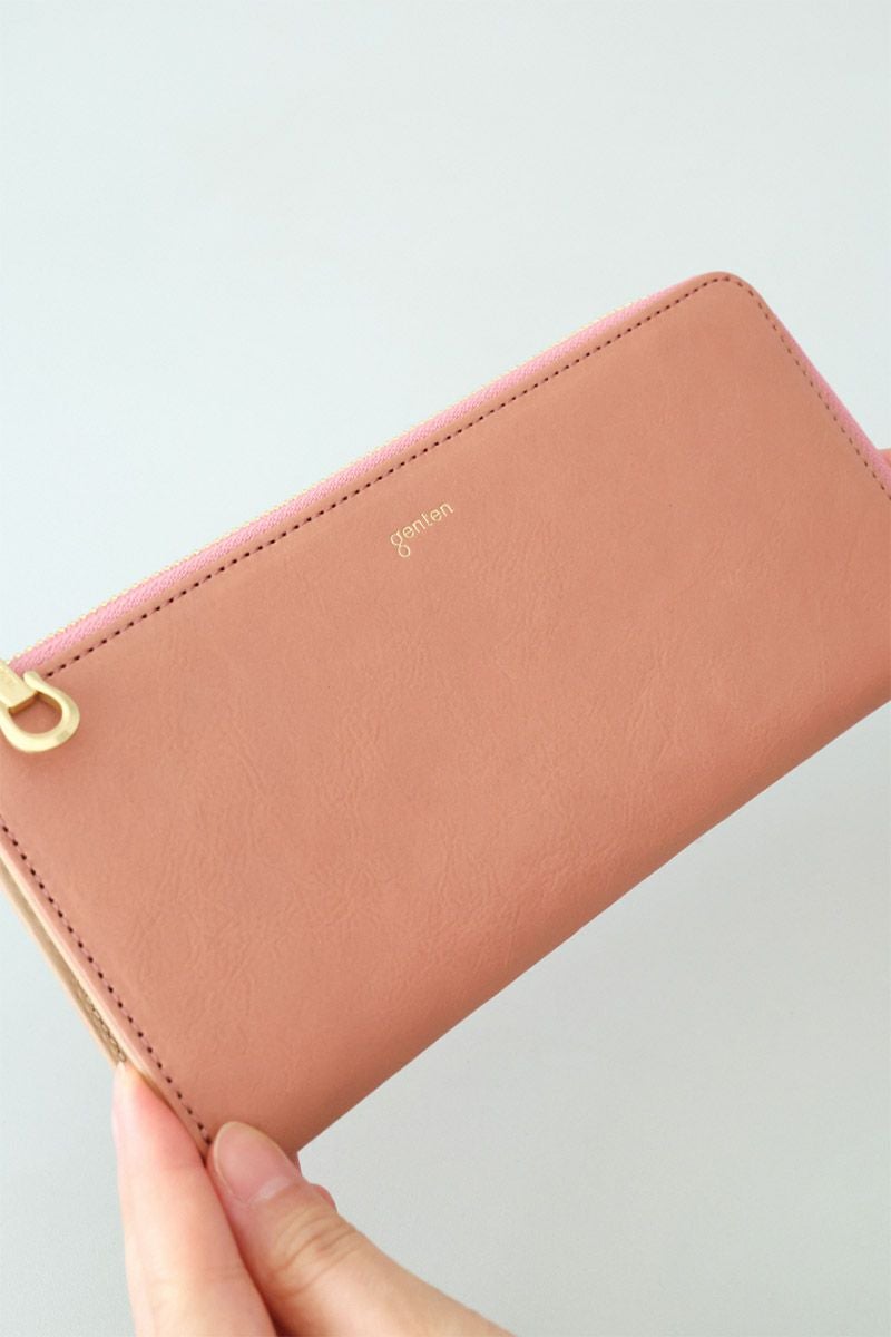 genten ゲンテン Armonia アルモニア 小銭入れ付き長財布（L字ファスナー式） 44880