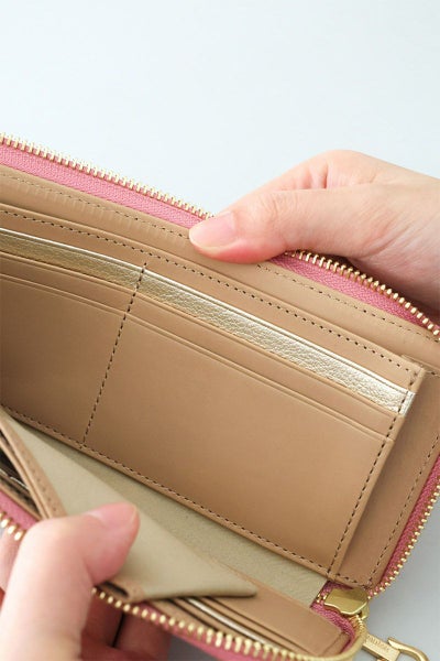 genten ゲンテン Armonia アルモニア 小銭入れ付き長財布（L字ファスナー式） 44880