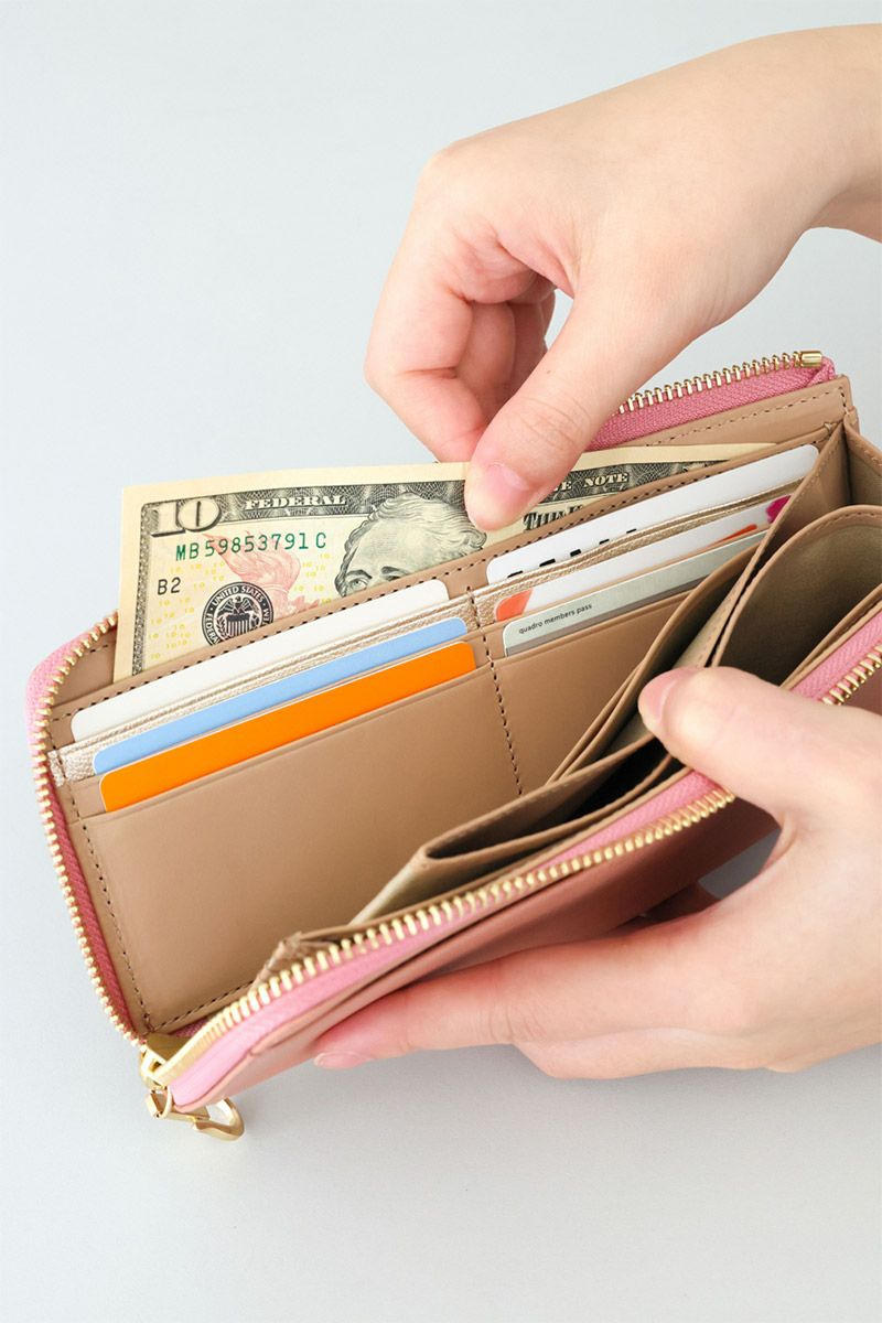 genten ゲンテン Armonia アルモニア 小銭入れ付き長財布（L字ファスナー式） 44880