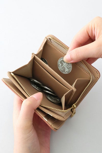 genten ゲンテン Armonia アルモニア 小銭入れ付き二つ折り財布 44882