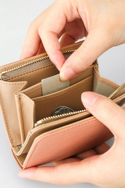 genten ゲンテン Armonia アルモニア 小銭入れ付き二つ折り財布 44882