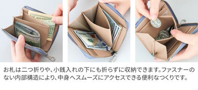 genten ゲンテン Armonia アルモニア ミニ財布（L字ファスナー式） 44883