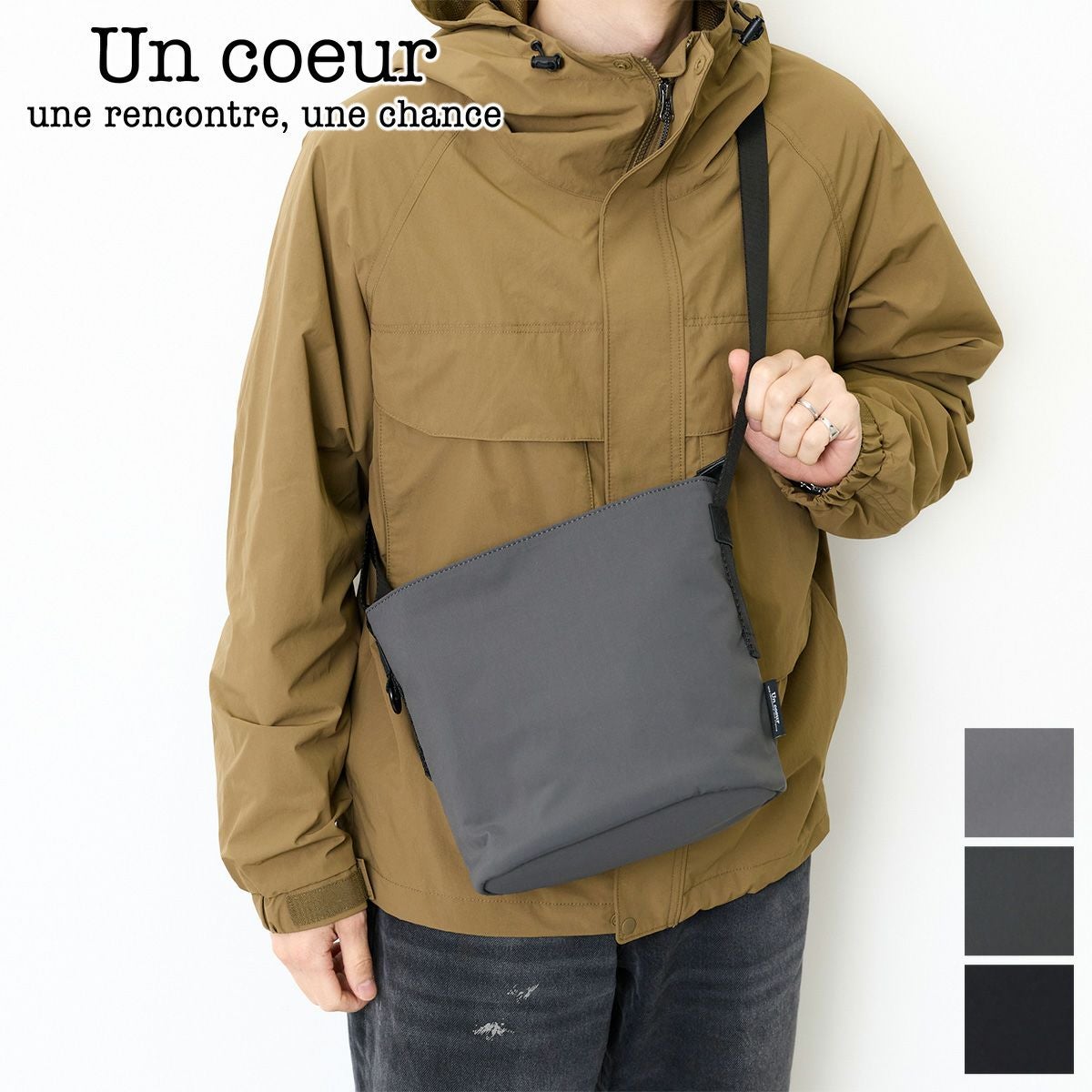 Un coeur アンクール hatch ハッチ ショルダーバッグ K904153