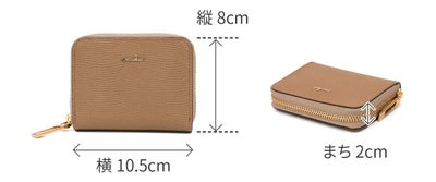 airlist エアリスト LUNA ルナ 小銭入れ付き財布（ラウンドファスナー式 ） 24876