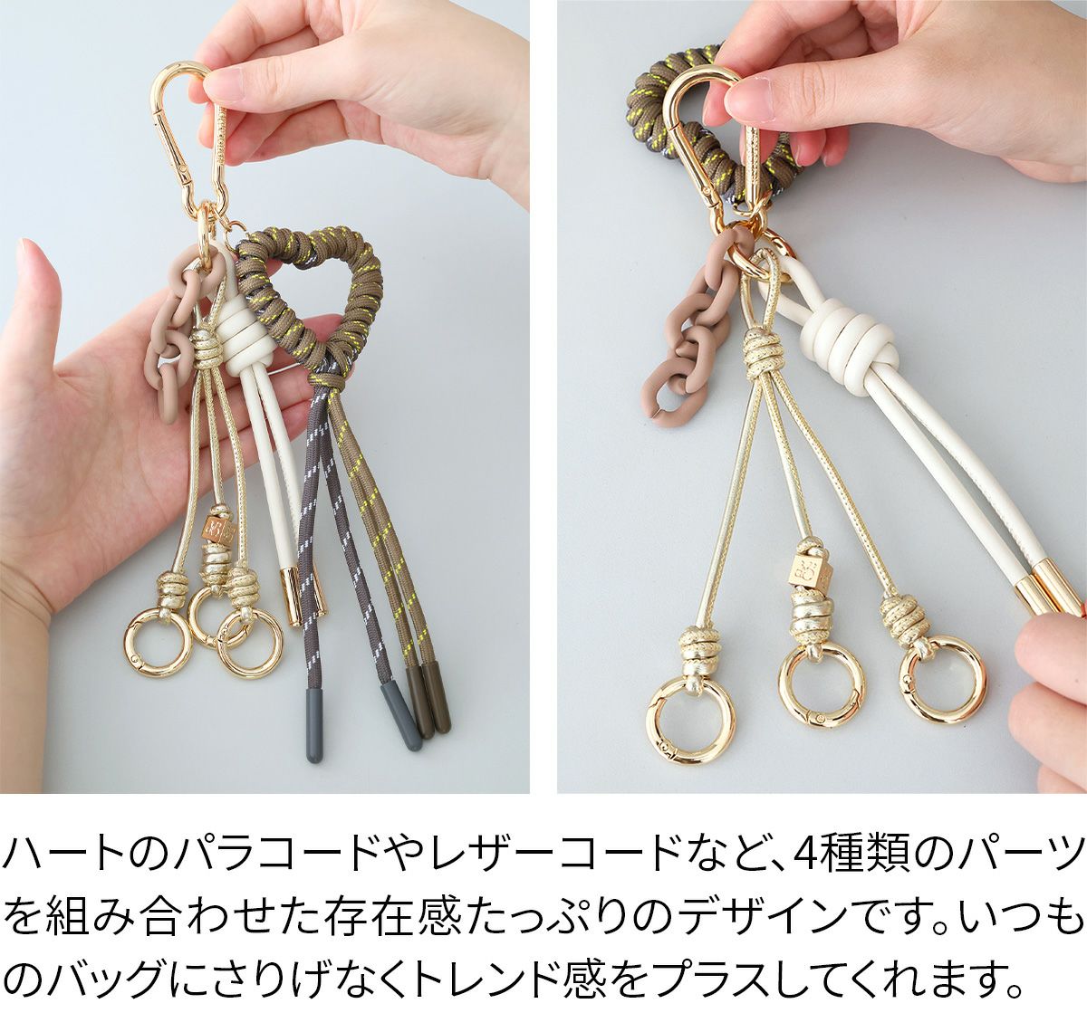 VIOLAd'ORO ヴィオラドーロ BIANCA ビアンカ バッグチャーム V-5082