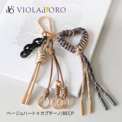 VIOLAd'ORO ヴィオラドーロ BIANCA ビアンカ バッグチャーム V-5082
