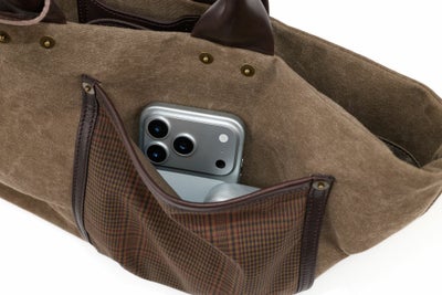 BEAU DESSIN S.A. ボーデッサン ギャバチェック トートバッグ 横長タイプ GC1998