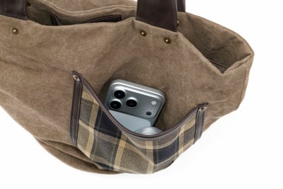 BEAU DESSIN S.A. ボーデッサン ギャバチェック トートバッグ 大 GC5047