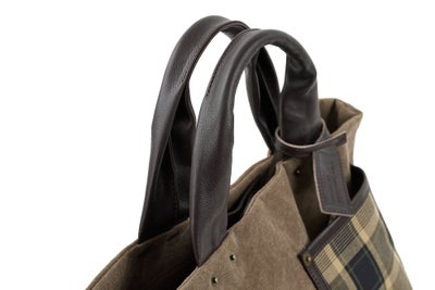 BEAU DESSIN S.A. ボーデッサン ギャバチェック トートバッグ 大 GC5047