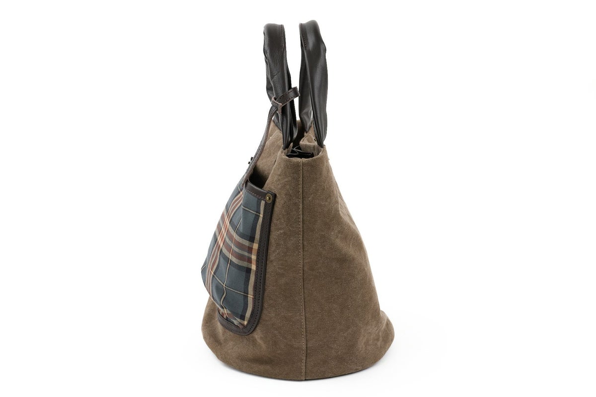 BEAU DESSIN S.A. ボーデッサン ギャバチェック トートバッグ 小 GC5048