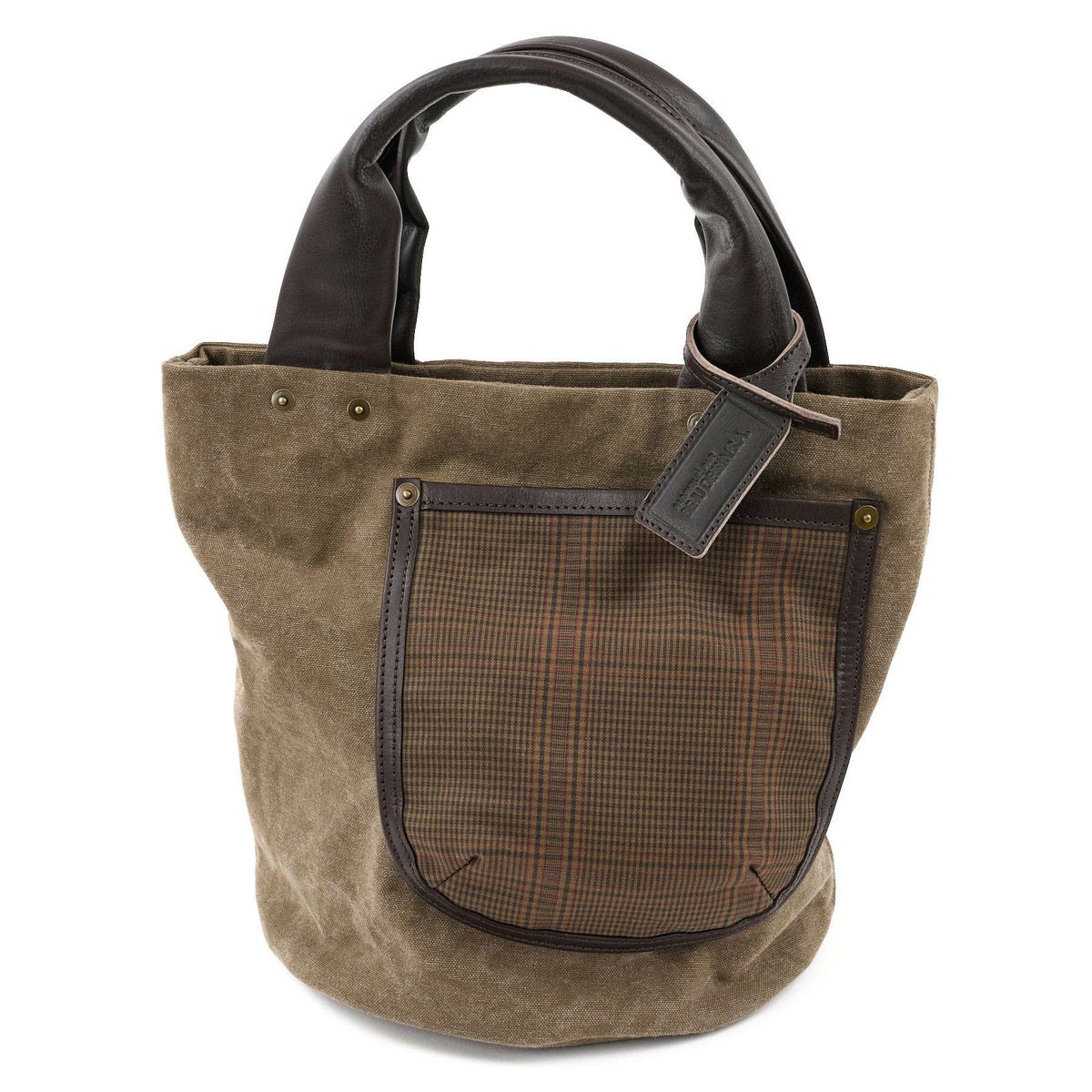 BEAU DESSIN S.A. ボーデッサン ギャバチェック トートバッグ 小 GC5048