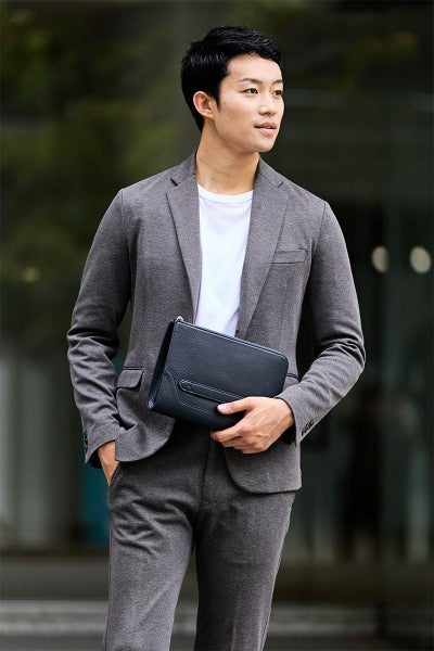 PELLE MORBIDA ペッレモルビダ Maiden Voyage メイデン ボヤージュ シュリンクレザー クラッチバッグ PMO-MB058