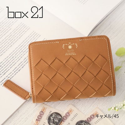 box21 ボックス21 パーチェ 小銭入れ付き二つ折り財布 0332470