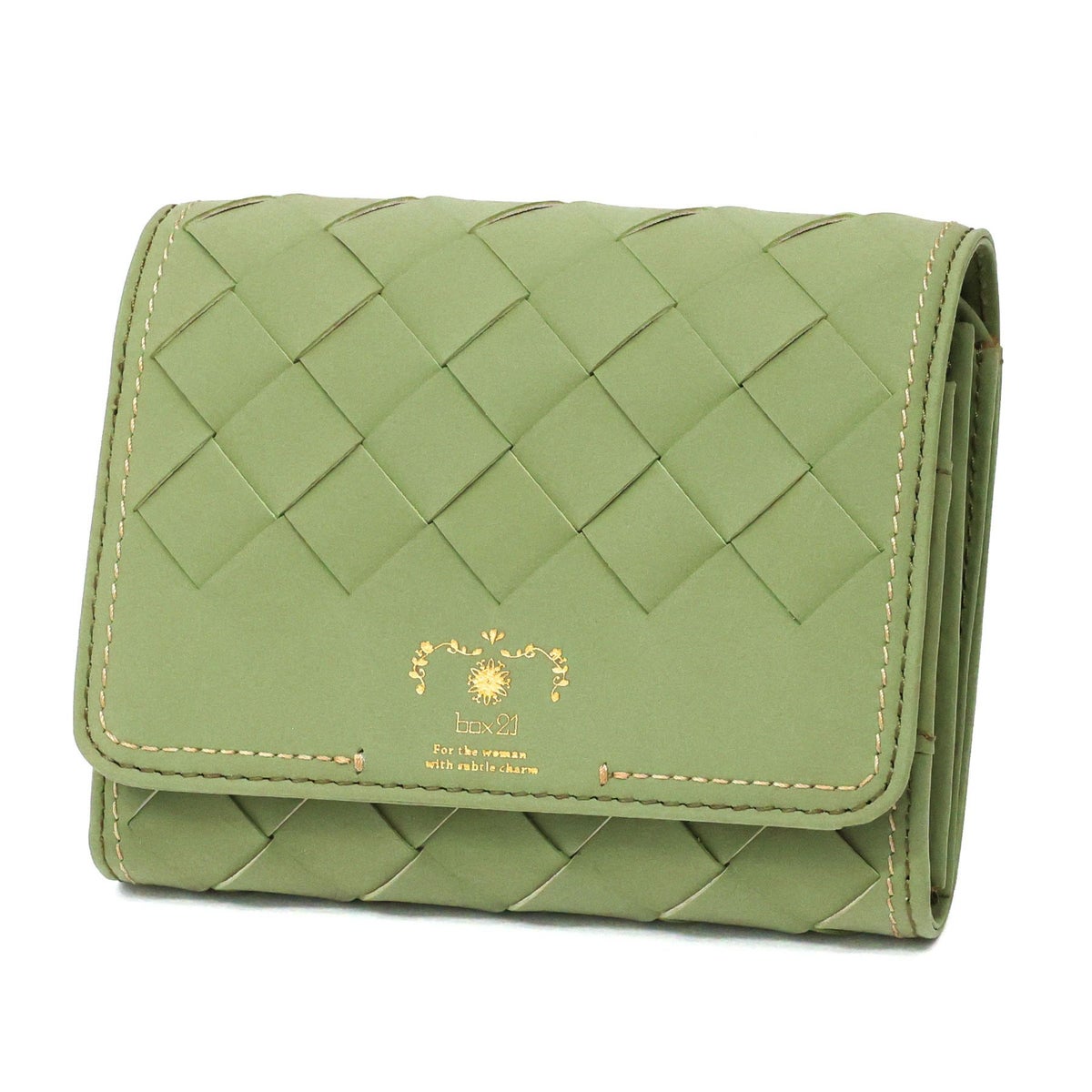 box21 ボックス21 パーチェ 小銭入れ付き二つ折り財布 0332471