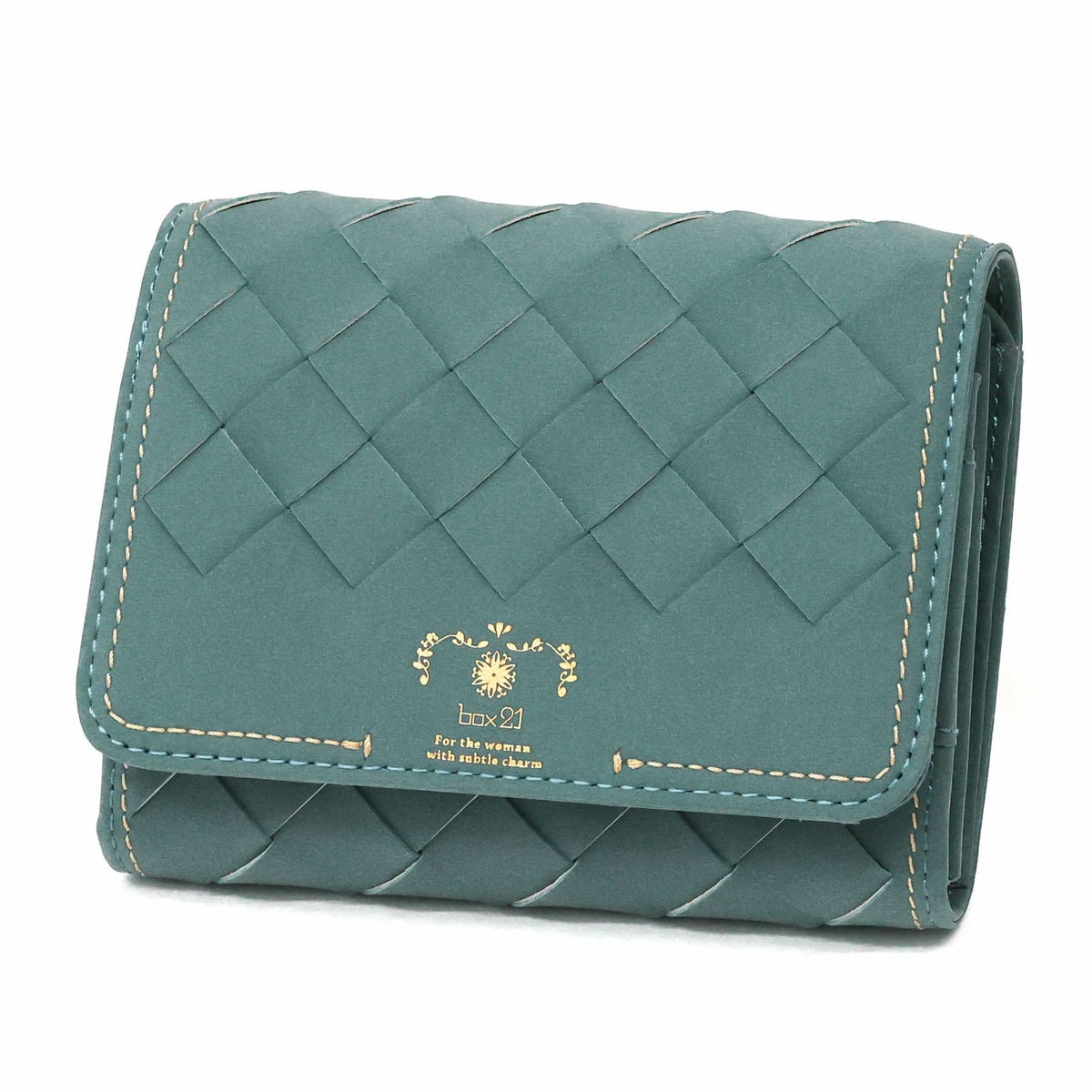 box21 ボックス21 パーチェ 小銭入れ付き二つ折り財布 0332471