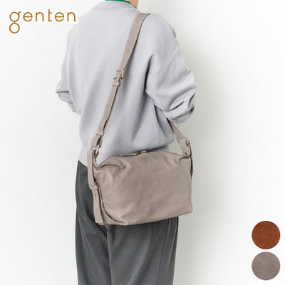 genten ゲンテン Vintage buffalo ヴィンテージバッファロー ショルダーバッグ 44877