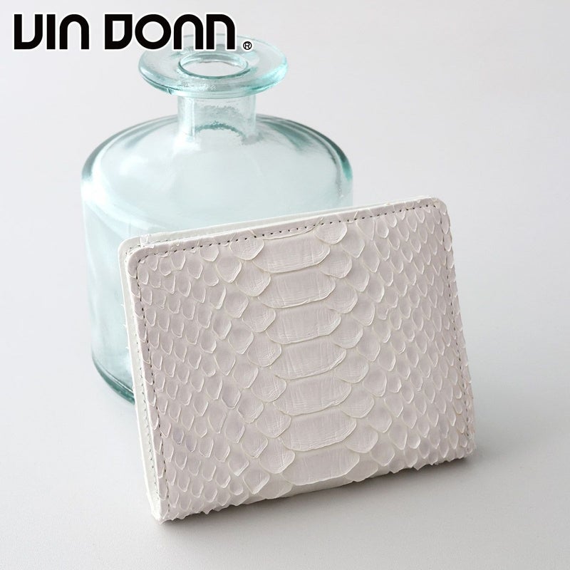 VIA DOAN ヴィア ドアン Bran python ブランパイソン 小銭入れ付き二つ折り財布 448