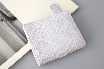 VIA DOAN ヴィア ドアン Bran python ブランパイソン 小銭入れ付き二つ折り財布 448