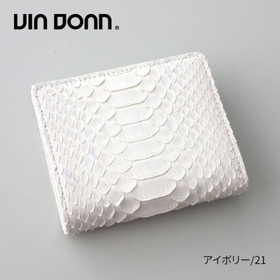 VIA DOAN ヴィア ドアン Bran python ブランパイソン 小銭入れ付き二つ折り財布 448