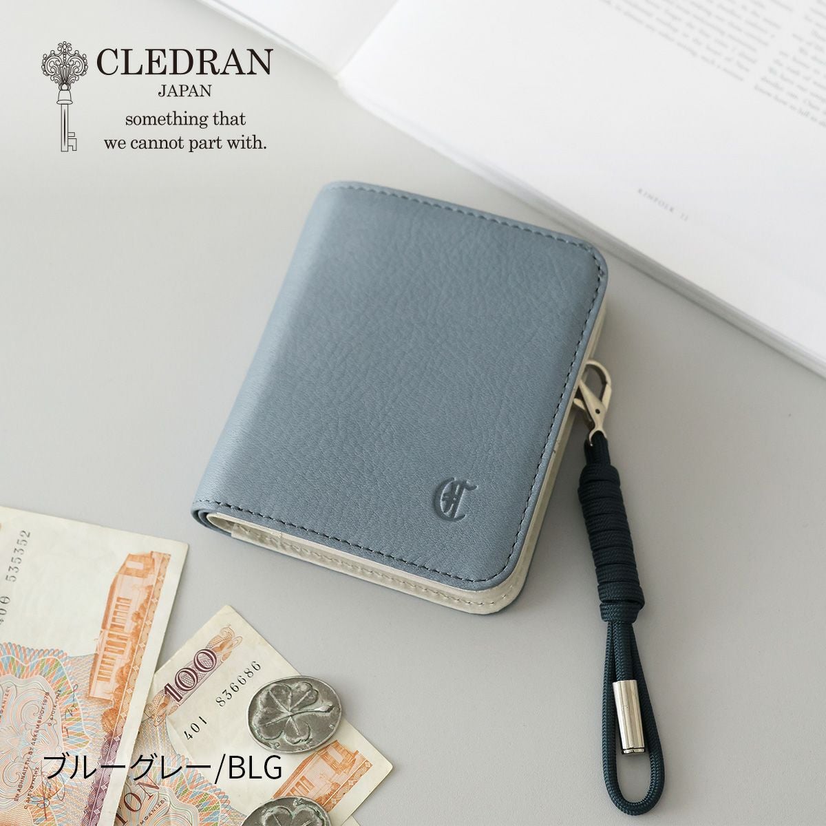 CLEDRAN クレドラン RESI レジ 小銭入れ付き二つ折り財布 CR-CL3970