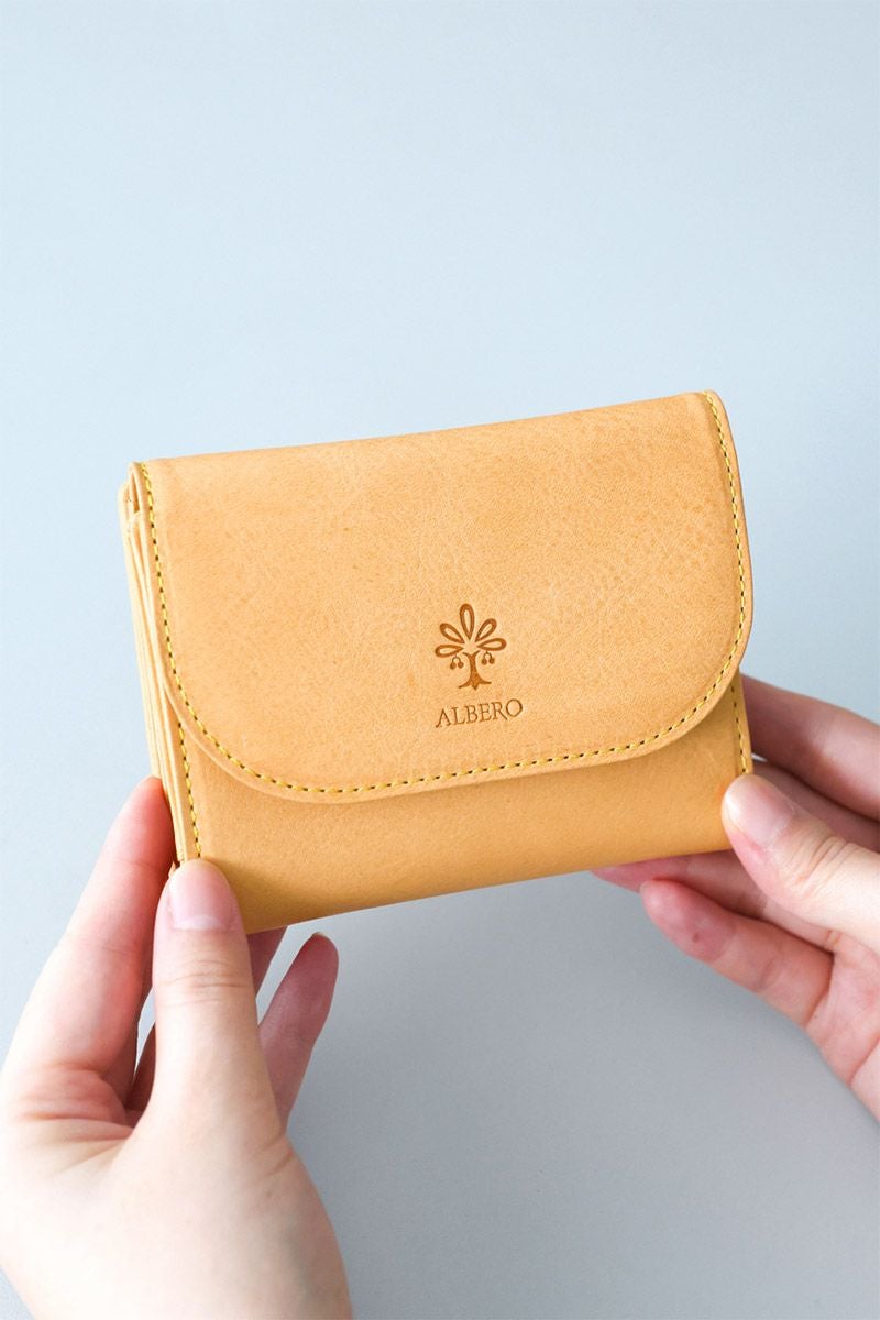ALBERO アルベロ NATURE ナチュレ 小銭入れ付き二つ折り財布 5416