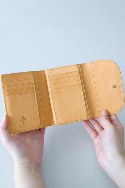 ALBERO アルベロ NATURE ナチュレ 小銭入れ付き二つ折り財布 5416