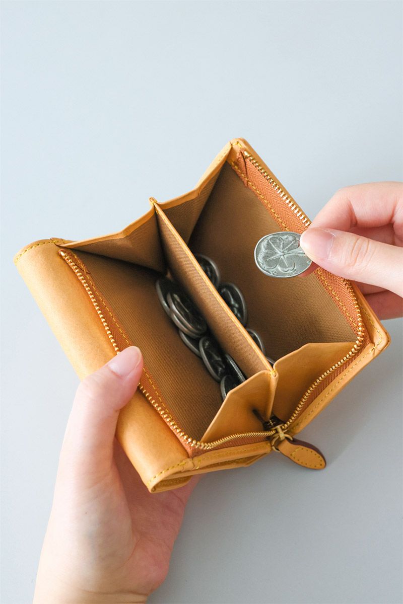 ALBERO アルベロ NATURE ナチュレ 小銭入れ付き二つ折り財布 5416