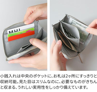POMTATA ポンタタ DRIA L-ZIP SHORT WALLET P3275