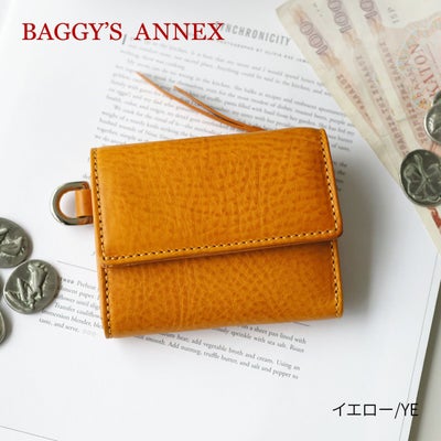 BAGGY'S ANNEX バギーズアネックス NATURAL BOX ナチュラルボックス 小銭入れ付き三つ折り財布 LZKM-3602