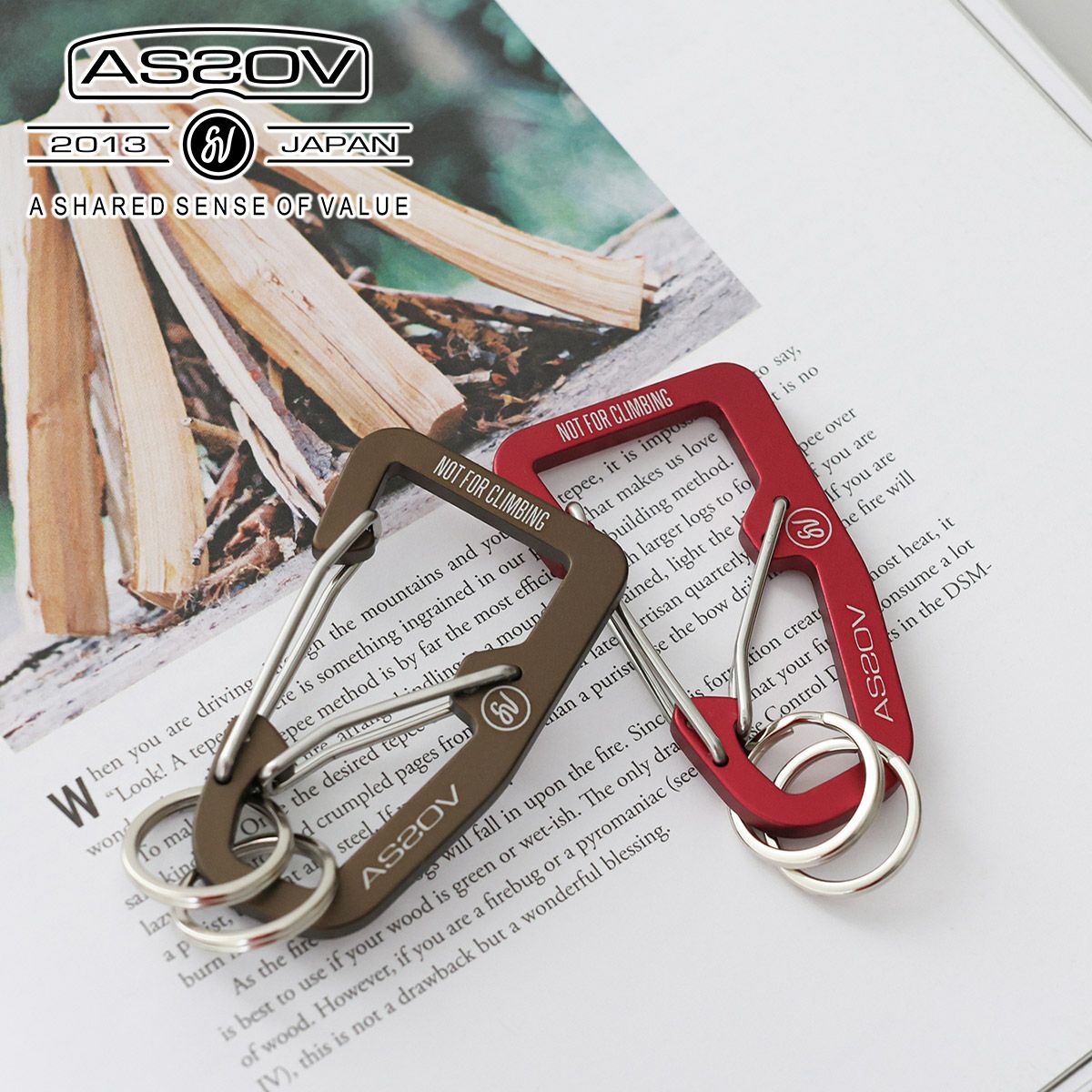 AS2OV アッソブ DOUBLE CARABINER ダブルカラビナ 201700 | こだわりの