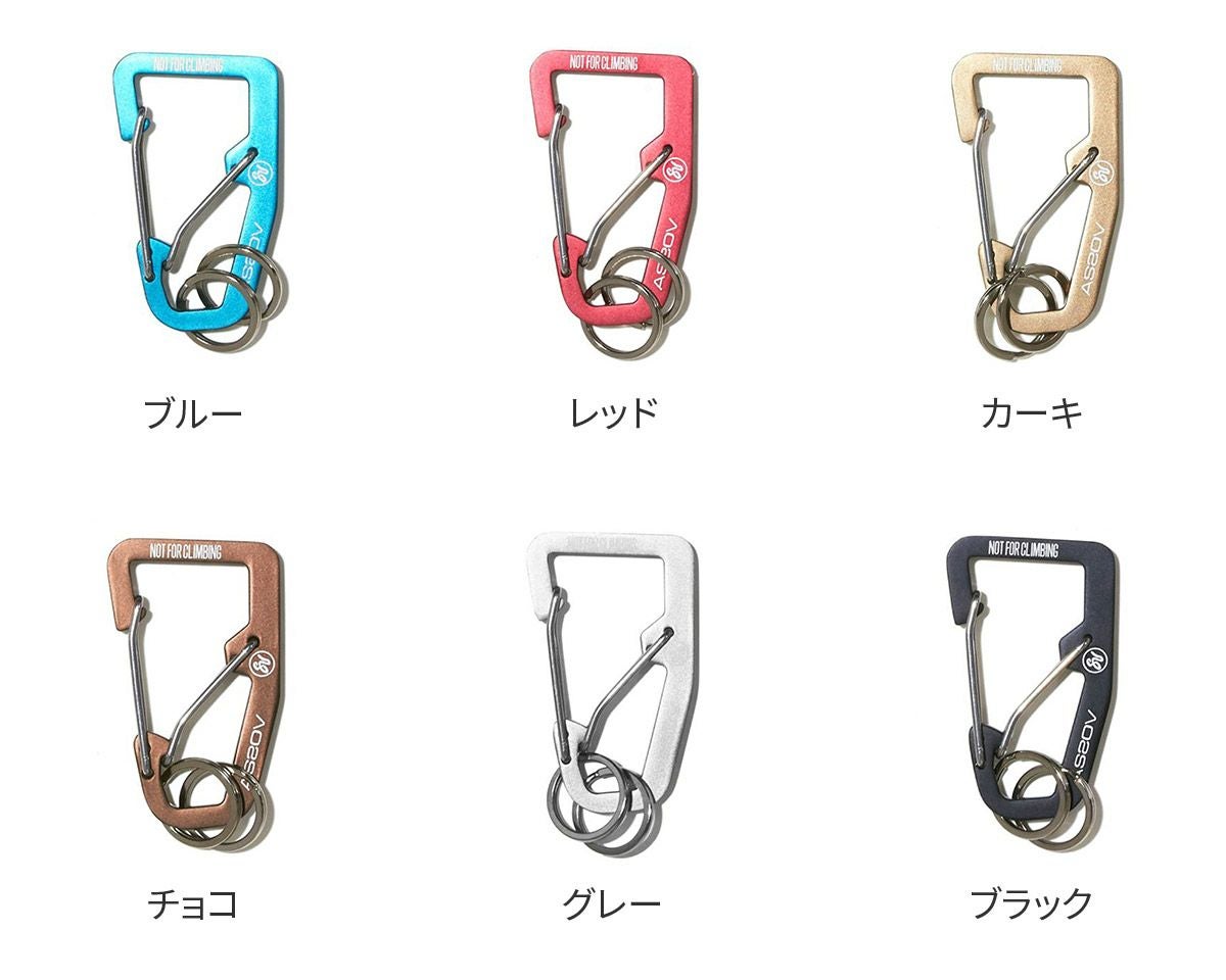AS2OV アッソブ DOUBLE CARABINER ダブルカラビナ 201700