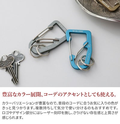 AS2OV アッソブ DOUBLE CARABINER ダブルカラビナ 201700