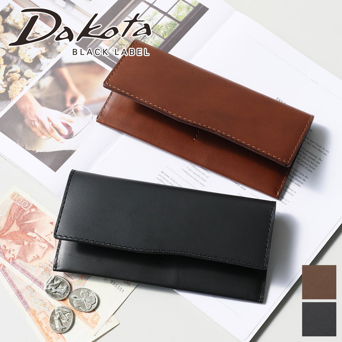 Dakota BLACK LABEL ダコタ ブラックレーベル ボーノ 小銭入れ付き長