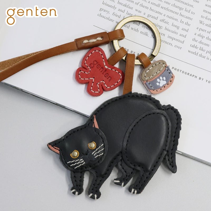 genten ゲンテン WAKU WAKU Charm ワクワクチャーム クロネコ 40870