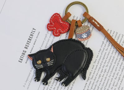 genten ゲンテン WAKU WAKU Charm ワクワクチャーム クロネコ 40870