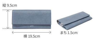 genten ゲンテン Molt fresco モルト フレスコ 小銭入れ付き長財布 44885