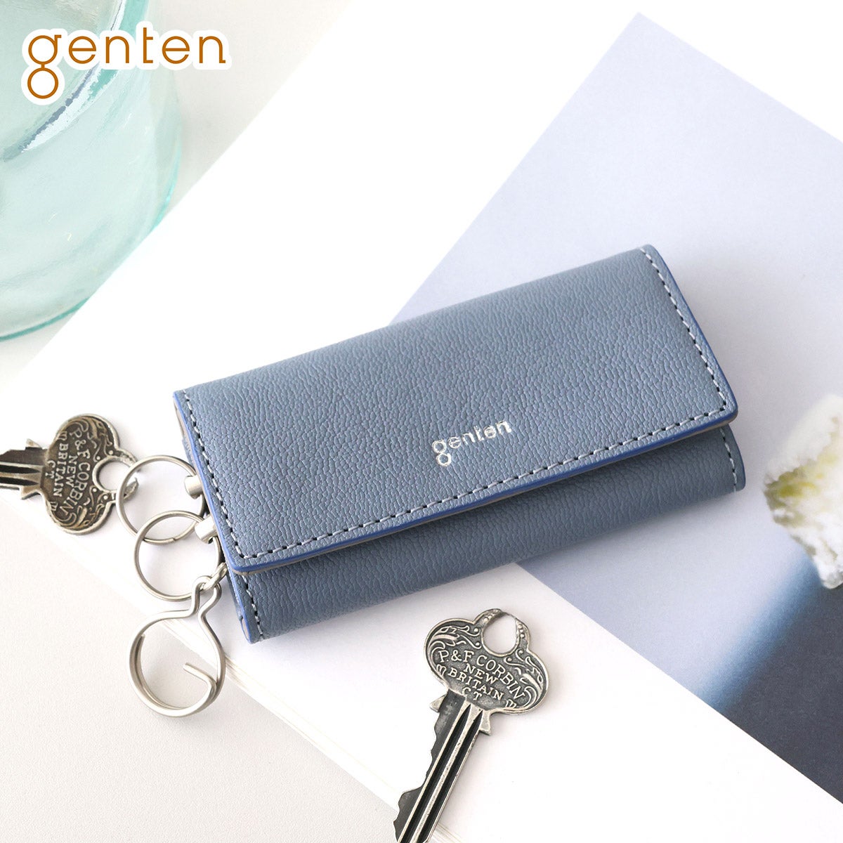 新品　　ゲンテン　　キーケース genten（ゲンテン） キーケース フレスコ キーケース : ZOZOTOWN Yahoo