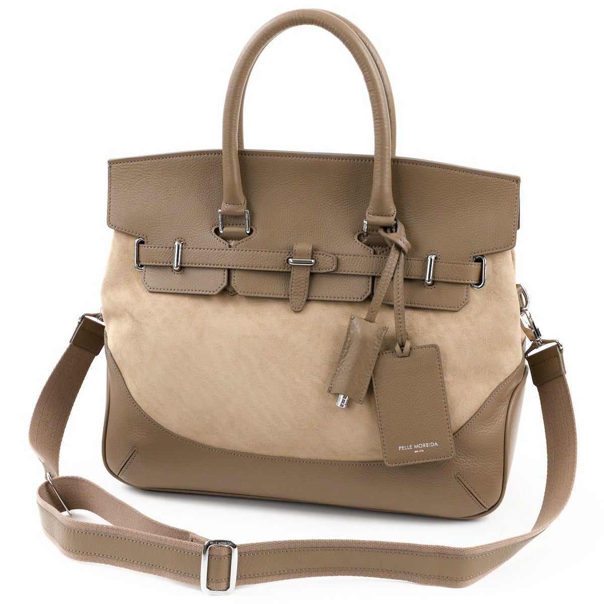 PELLE MORBIDA ペッレモルビダ Biarritz ビアリッツ フラップボストンバッグ PMO-BIARRITZ