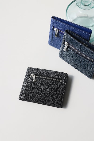 PELLE MORBIDA ペッレモルビダ Barca バルカ スティングレイレザー コンパクトウォレット PMO-SR004