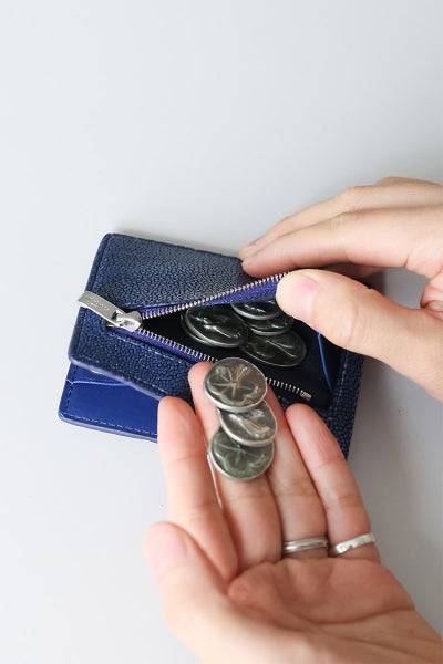 PELLE MORBIDA ペッレモルビダ Barca バルカ スティングレイレザー コンパクトウォレット PMO-SR004