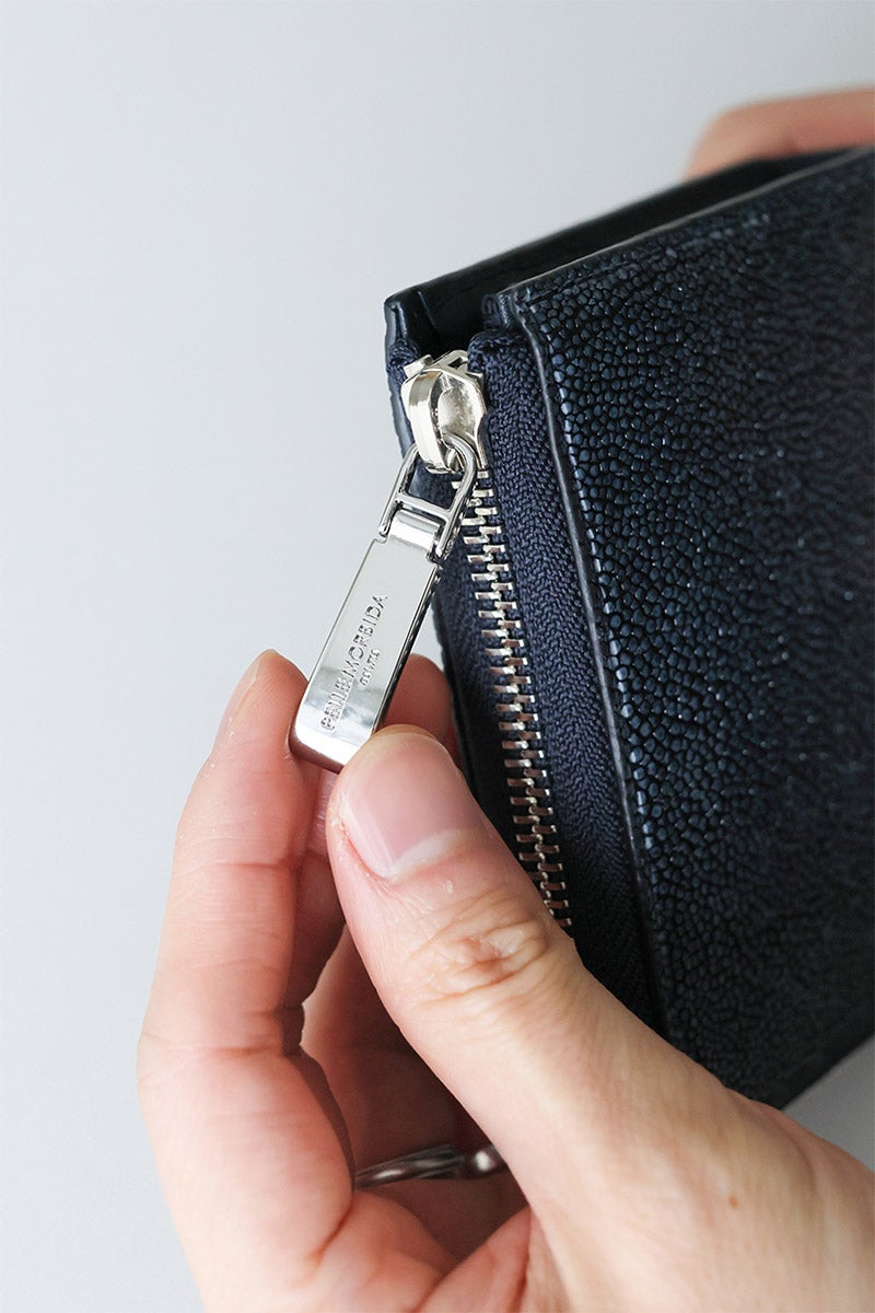 PELLE MORBIDA ペッレモルビダ Barca バルカ スティングレイレザー ミニウォレット（L字ファスナー式） PMO-SR005