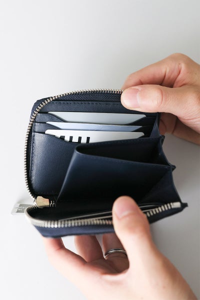 PELLE MORBIDA ペッレモルビダ Barca バルカ スティングレイレザー ミニウォレット（L字ファスナー式） PMO-SR005