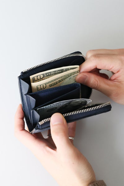 PELLE MORBIDA ペッレモルビダ Barca バルカ スティングレイレザー ミニウォレット（L字ファスナー式） PMO-SR005