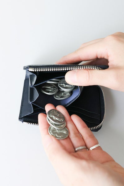 PELLE MORBIDA ペッレモルビダ Barca バルカ スティングレイレザー ミニウォレット（L字ファスナー式） PMO-SR005