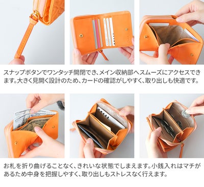 Dakota ダコタ エルビエ 小銭入れ付き二つ折り財布 0031921